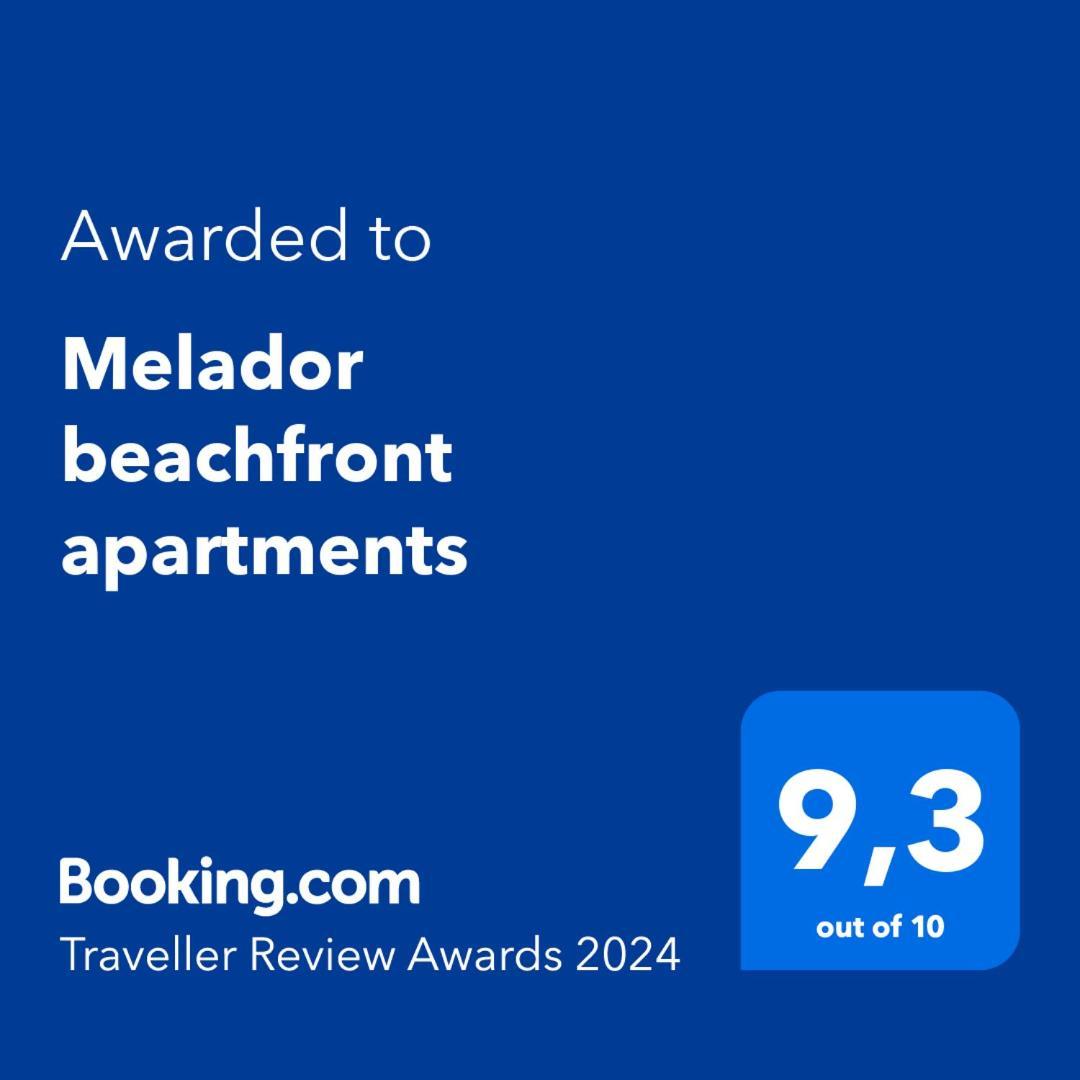 Melador Beachfront Apartments Kavos Bagian luar foto