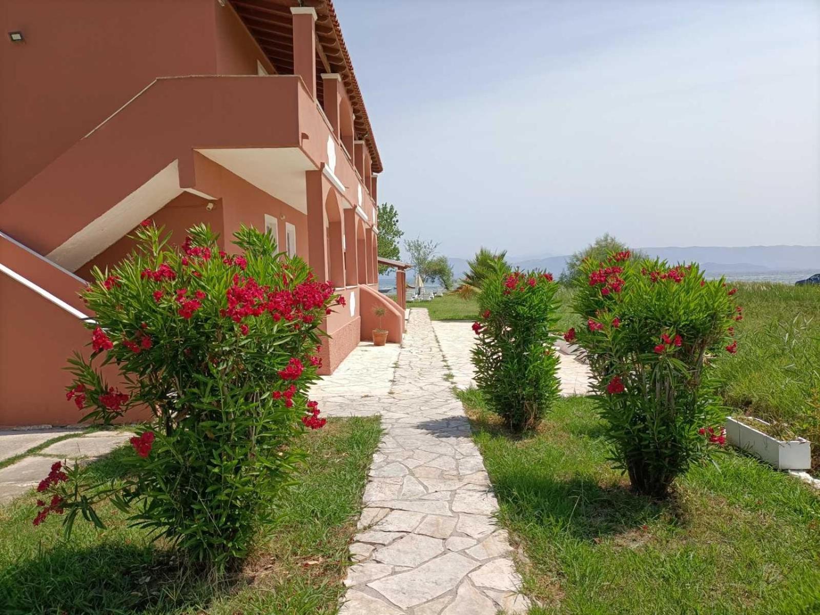 Melador Beachfront Apartments Kavos Bagian luar foto